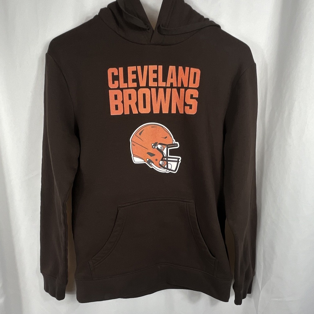 Fanatics Cleveland Browns Garrett #95 Brown Hoodie Sweatshirt Size Small